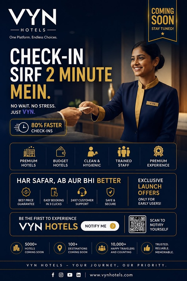 VYN Hotels - About us banner