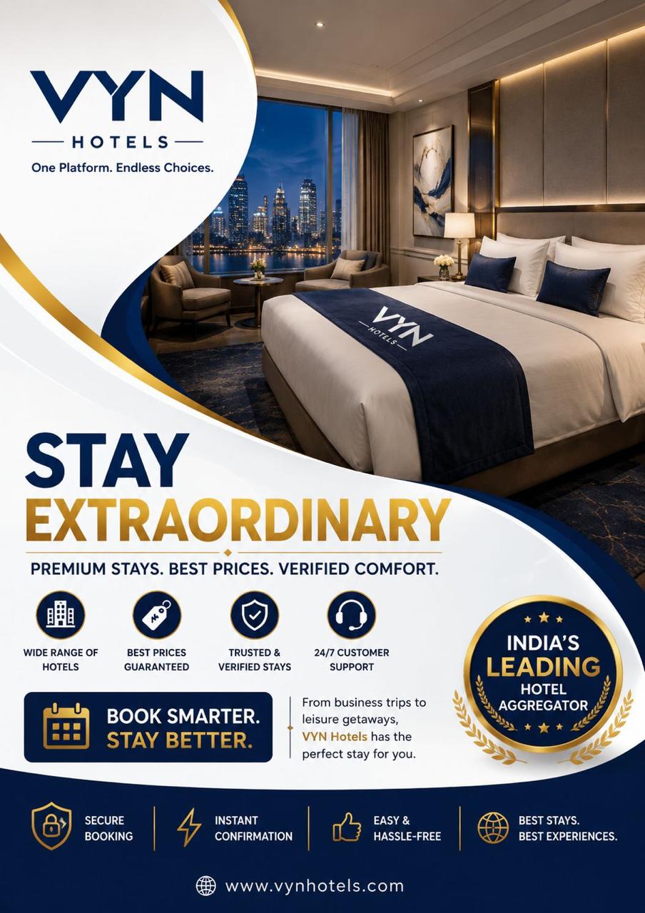 VYN Hotels - Book hotels across India with 80% faster check-ins